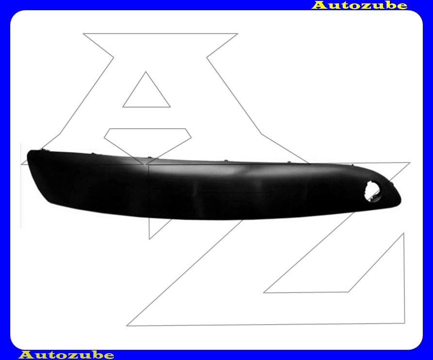 Első lökhárító díszléc jobb, fekete Első lökhárító díszléc jobb, fekete