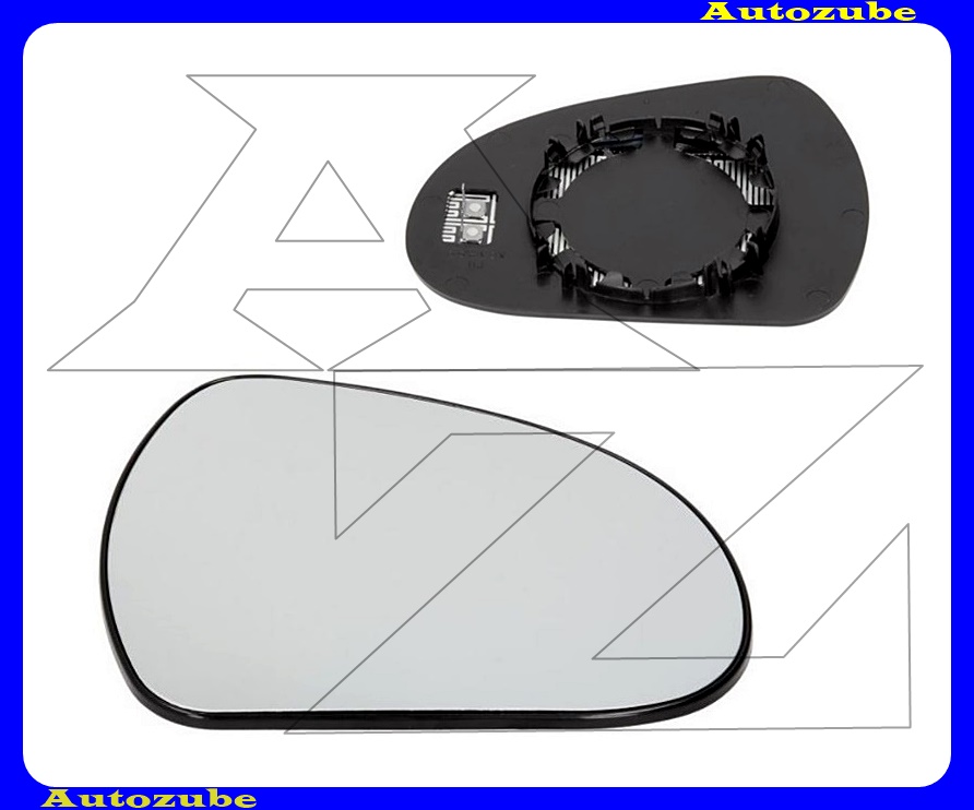 Visszapillantó tükörlap jobb, fűthető-domború (tartólappal) Visszapillantó tükörlap jobb, fűthető-domború (tartólappal)