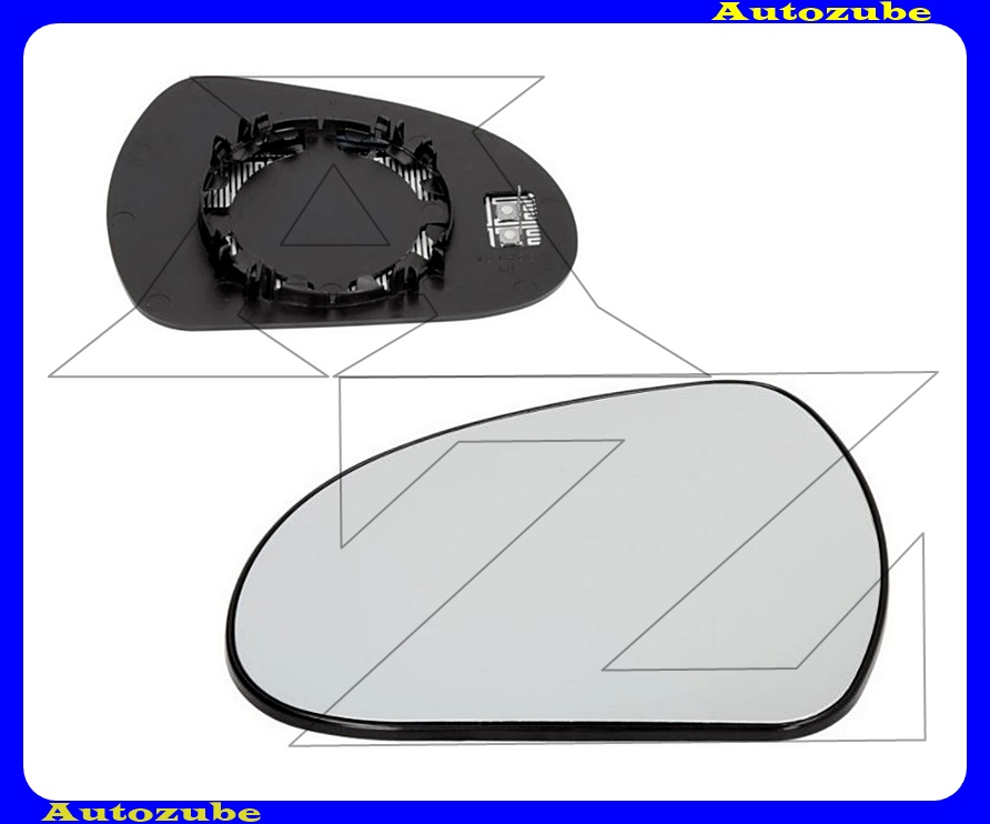 Visszapillantó tükörlap bal, fűthető-domború (tartólappal) Visszapillantó tükörlap bal, fűthető-domború (tartólappal)