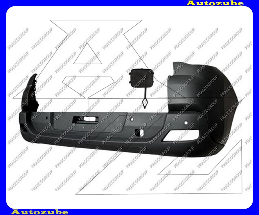 Hátsó lökhárító részben alapozott, szenzoros Hátsó lökhárító részben alapozott, szenzoros