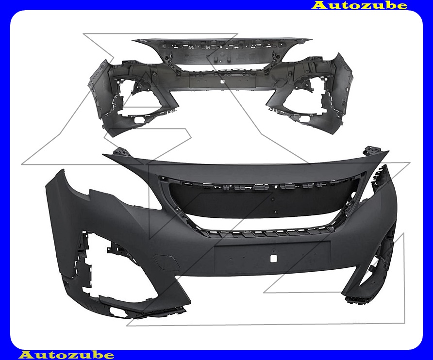 Első lökhárító alapozott Első lökhárító alapozott