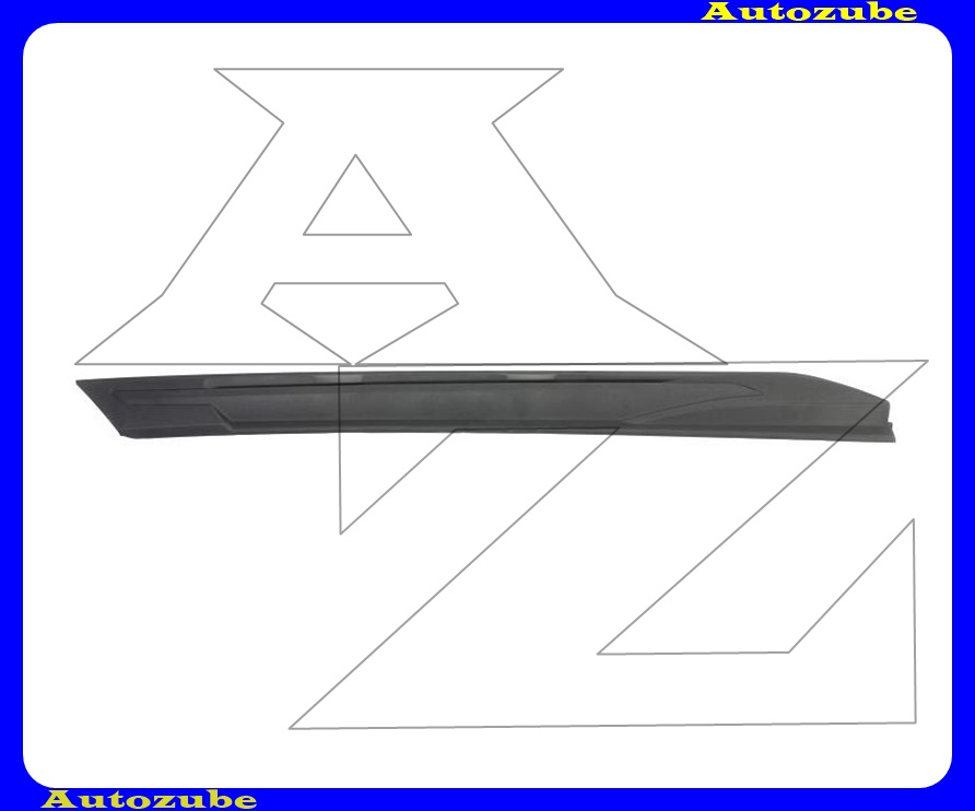 Sárvédő díszléc bal felső, fekete Sárvédő díszléc bal felső, fekete