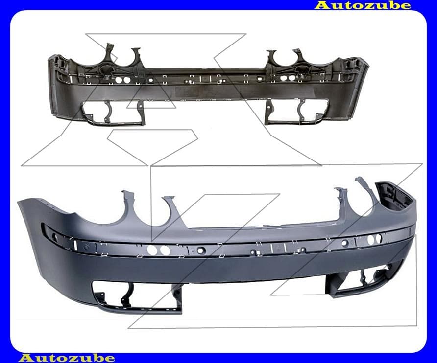 Első lökhárító alapozott Első lökhárító alapozott