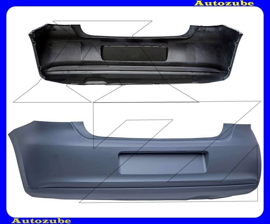 Hátsó lökhárító alapozott Hátsó lökhárító alapozott