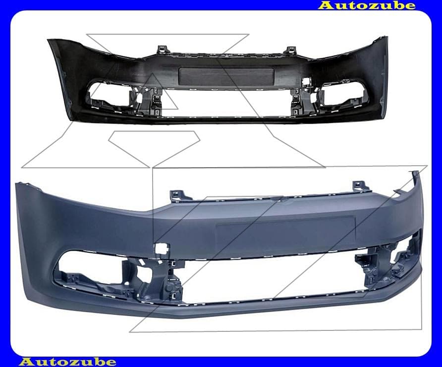 Első lökhárító alapozott Első lökhárító alapozott