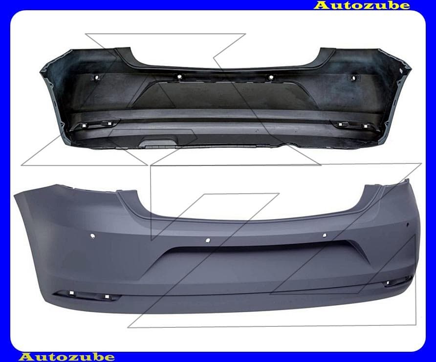 Hátsó lökhárító alapozott, kis kipufogós, szenzoros /RENDELÉSRE/ Hátsó lökhárító alapozott, kis kipufogós, szenzoros /RENDELÉSRE/