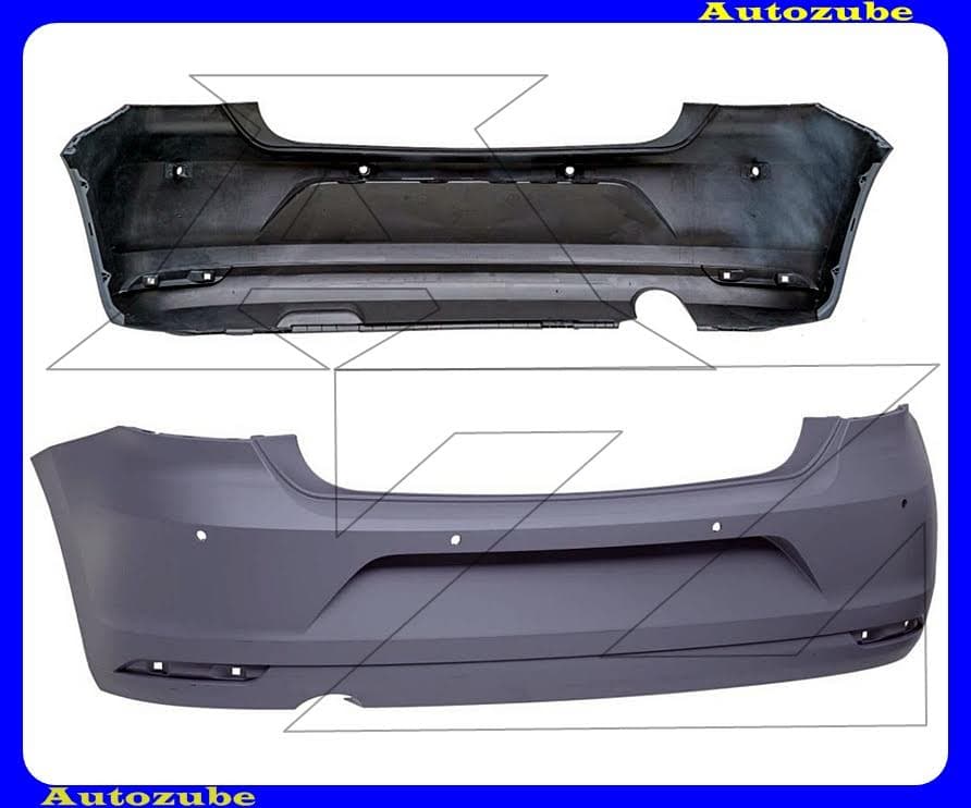 Hátsó lökhárító alapozott, nagy kipufogós, szenzoros /RENDELÉSRE/ Hátsó lökhárító alapozott, nagy kipufogós, szenzoros /RENDELÉSRE/