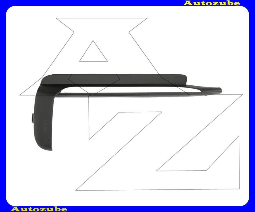 Első lökhárító díszléc jobb felső, fekete Első lökhárító díszléc jobb felső, fekete