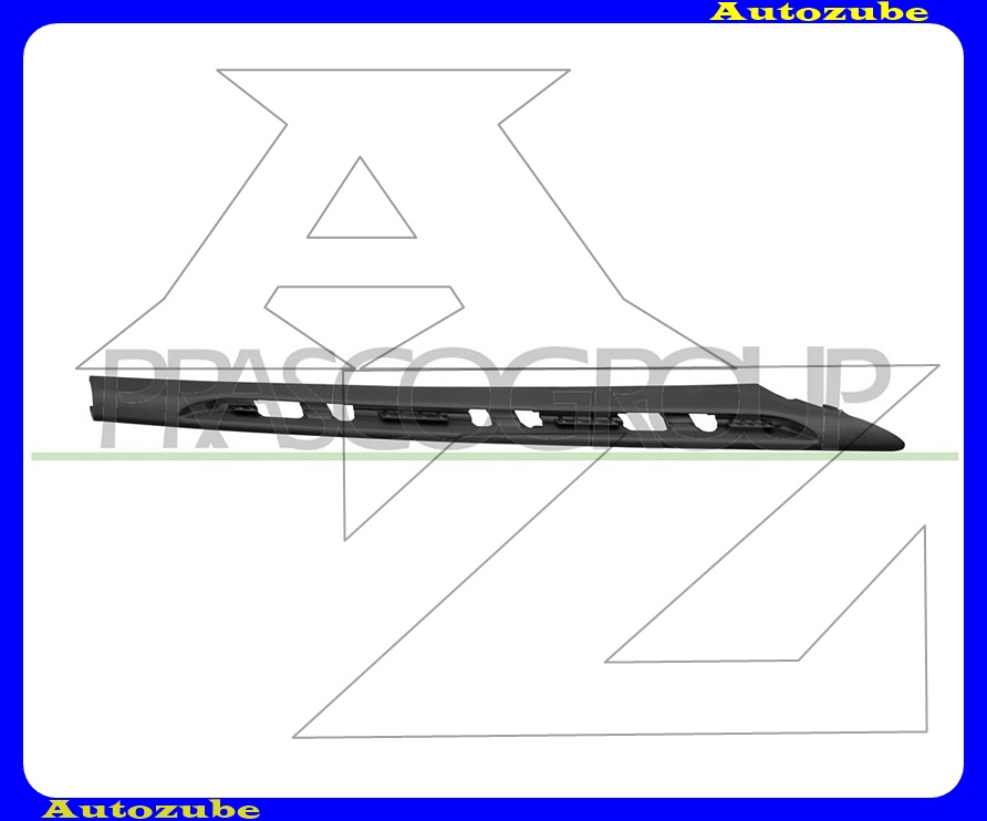 Első lökhárító díszléc jobb alsó, fekete Első lökhárító díszléc jobb alsó, fekete
