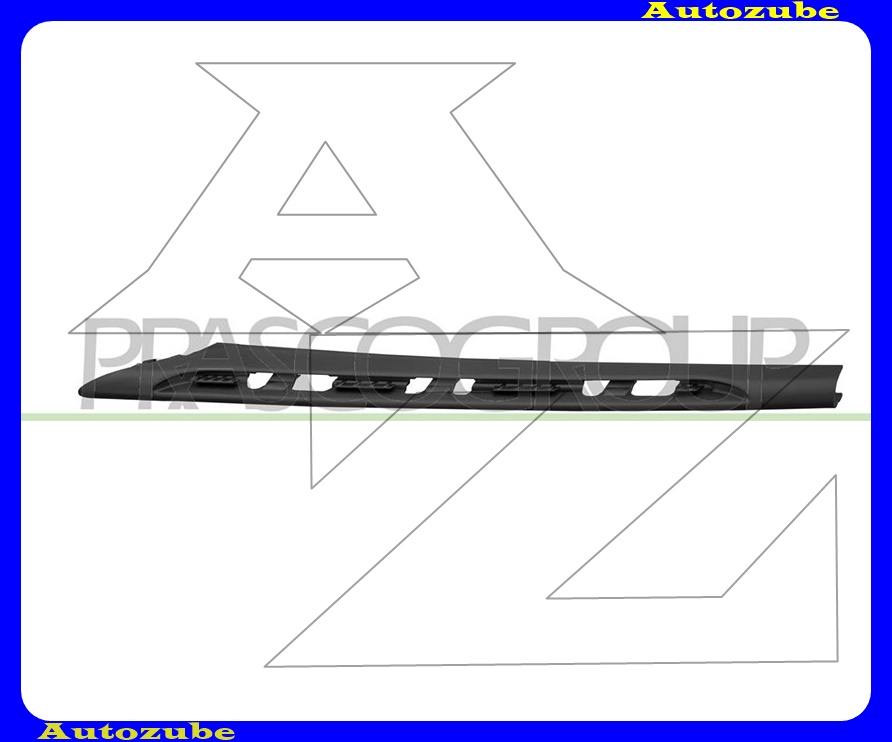 Első lökhárító díszléc bal alsó, fekete Első lökhárító díszléc bal alsó, fekete