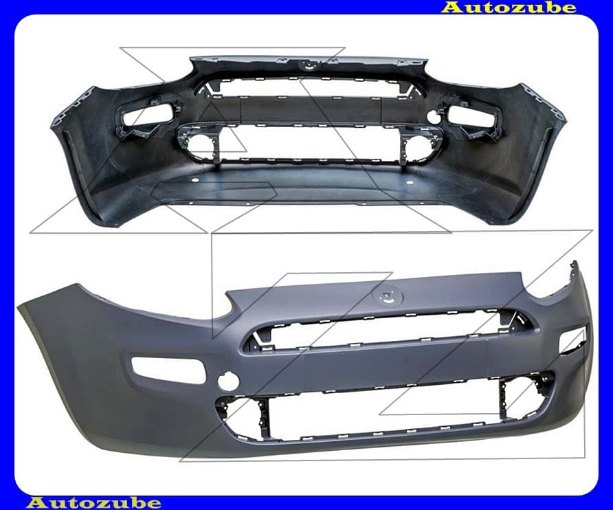 Első lökhárító alapozott Első lökhárító alapozott