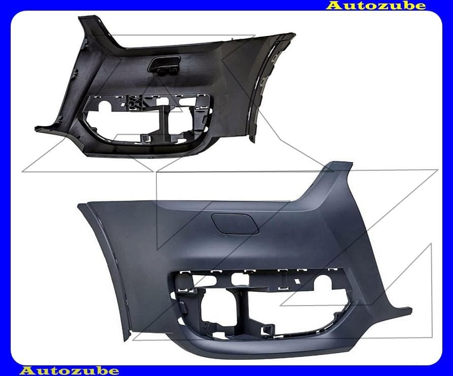 Első lökhárító jobb, fényszórómosós, alapozott Első lökhárító jobb, fényszórómosós, alapozott