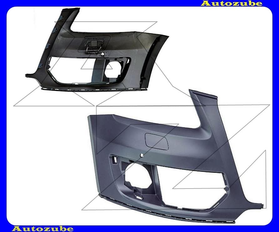 Első lökhárító bal, fényszórómosós és szenzoros, alapozott Első lökhárító bal, fényszórómosós és szenzoros, alapozott