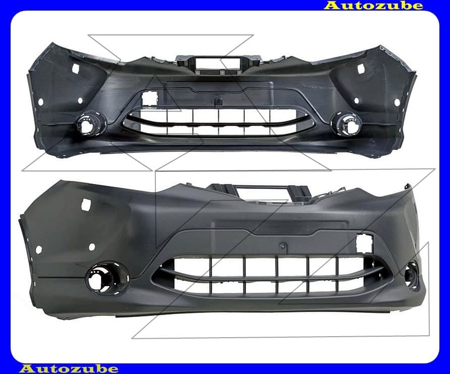 Első lökhárító fényezhető, fényszórómosós és szenzoros Első lökhárító fényezhető, fényszórómosós és szenzoros