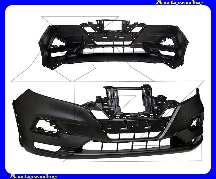 Első lökhárító alapozott Első lökhárító alapozott