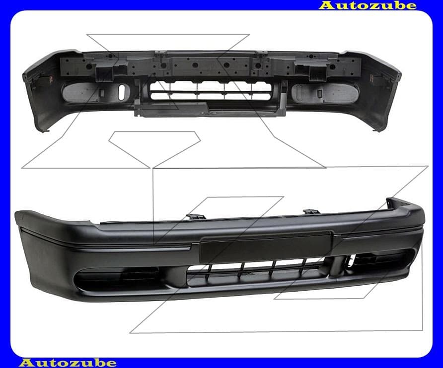 Első lökhárító alapozott Első lökhárító alapozott