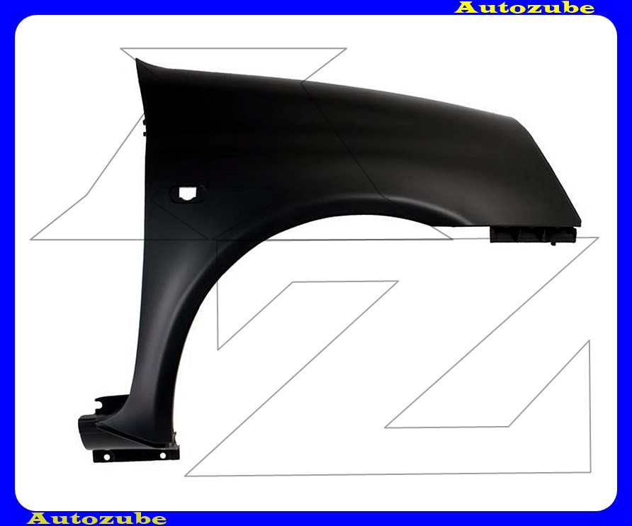 Első sárvédő jobb (műanyag) Első sárvédő jobb (műanyag)