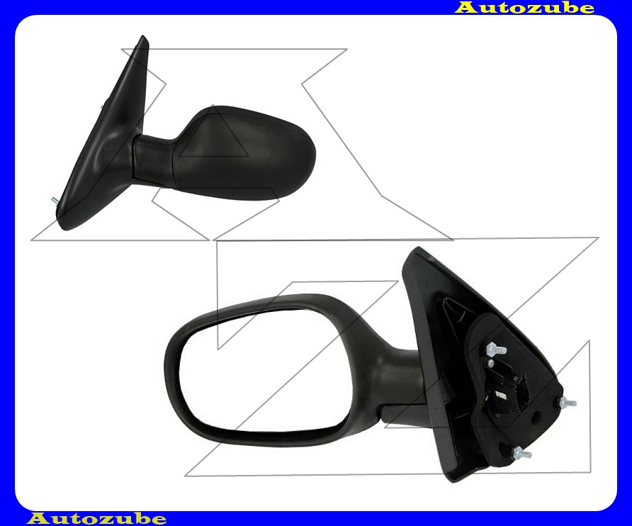 Visszapillantó tükör bal, elektromos, fűthető-domború tükörlappal, fényezhető borítással Visszapillantó tükör bal, elektromos, fűthető-domború tükörlappal, fényezhető borítással