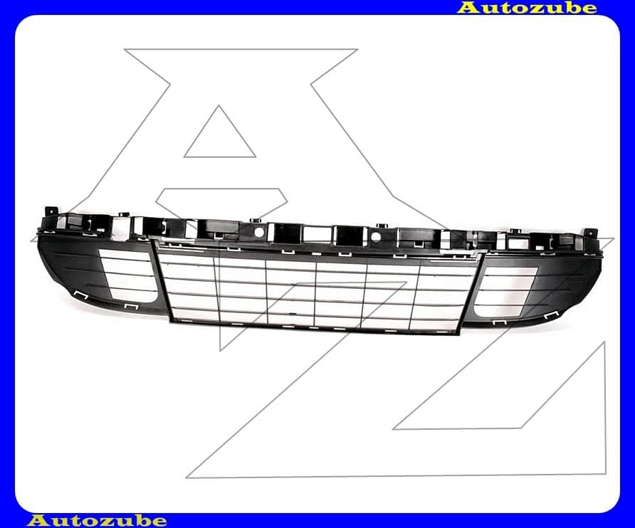 Első lökhárító rács középső, fekete Első lökhárító rács középső, fekete