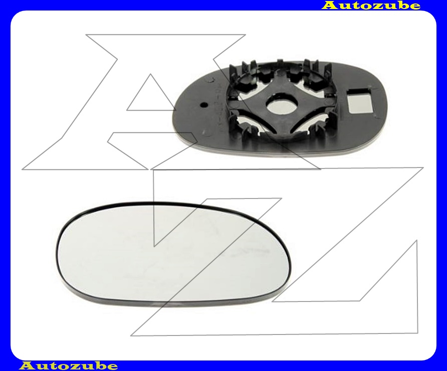 Visszapillantó tükörlap jobb, domború (tartólappal) Visszapillantó tükörlap jobb, domború (tartólappal)