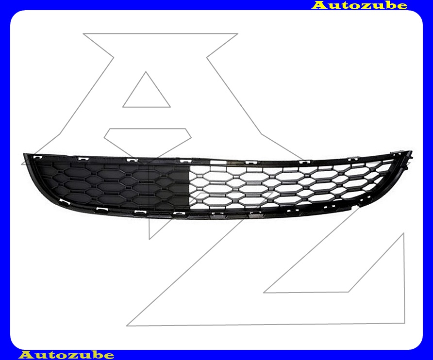 Első lökhárító rács középső alsó, fekete Első lökhárító rács középső alsó, fekete