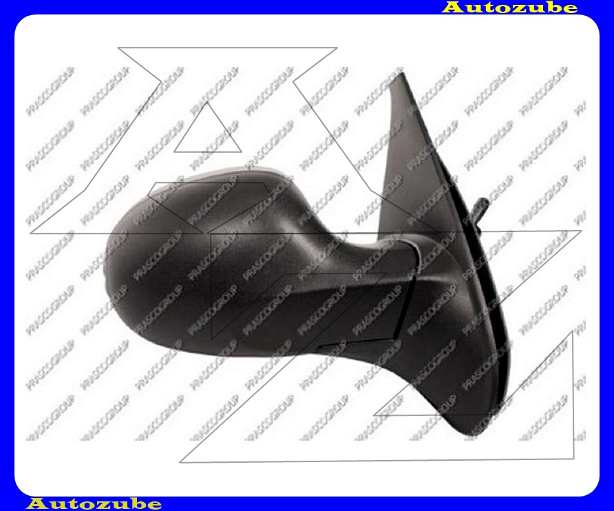 Visszapillantó tükör jobb, manuális, domború tükörlappal, fekete borítással Visszapillantó tükör jobb, manuális, domború tükörlappal, fekete borítással