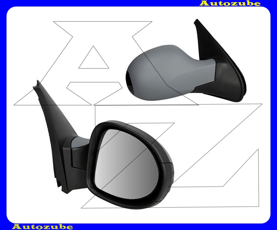 Visszapillantó tükör jobb, elektromos, fűthető-domború tükörlappal, hőmérős, fényezhető borítással /7PIN-es/ Visszapillantó tükör jobb, elektromos, fűthető-domború tükörlappal, hőmérős, fényezhető borítással /7PIN-es/