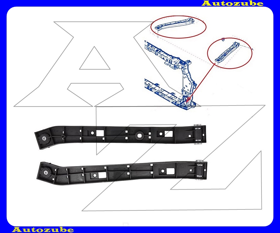 Homlokfal tartó szett alsó (bal+jobb) Homlokfal tartó szett alsó (bal+jobb)