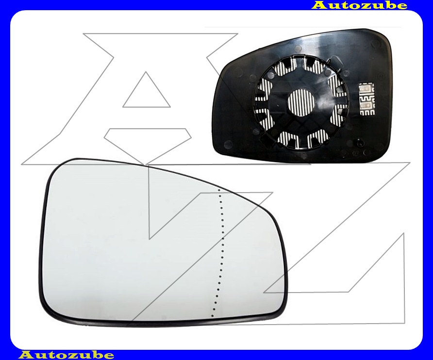 Visszapillantó tükörlap jobb, fűthető-aszférikus (nem gyári felfogatású tartólappal) Visszapillantó tükörlap jobb, fűthető-aszférikus (nem gyári felfogatású tartólappal)