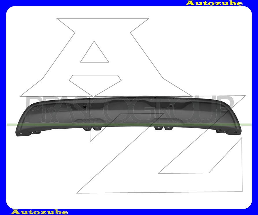 Hátsó lökhárító alatti spoiler, szenzoros, fekete Hátsó lökhárító alatti spoiler, szenzoros, fekete