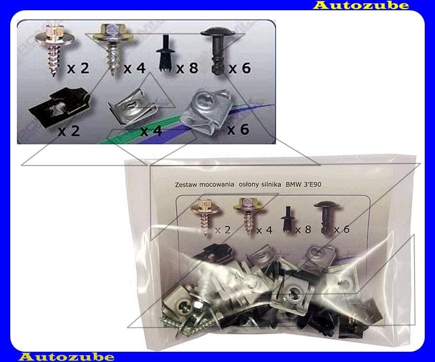 Alsó motorvédő burkolat rögzítő készlet (32db) {POLCAR} Alsó motorvédő burkolat rögzítő készlet (32db) {POLCAR}