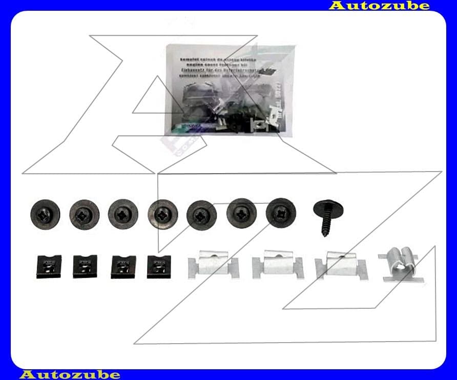 Alsó motorvédő burkolat rögzítő készlet (16db) {ROMIX} Alsó motorvédő burkolat rögzítő készlet (16db) {ROMIX}