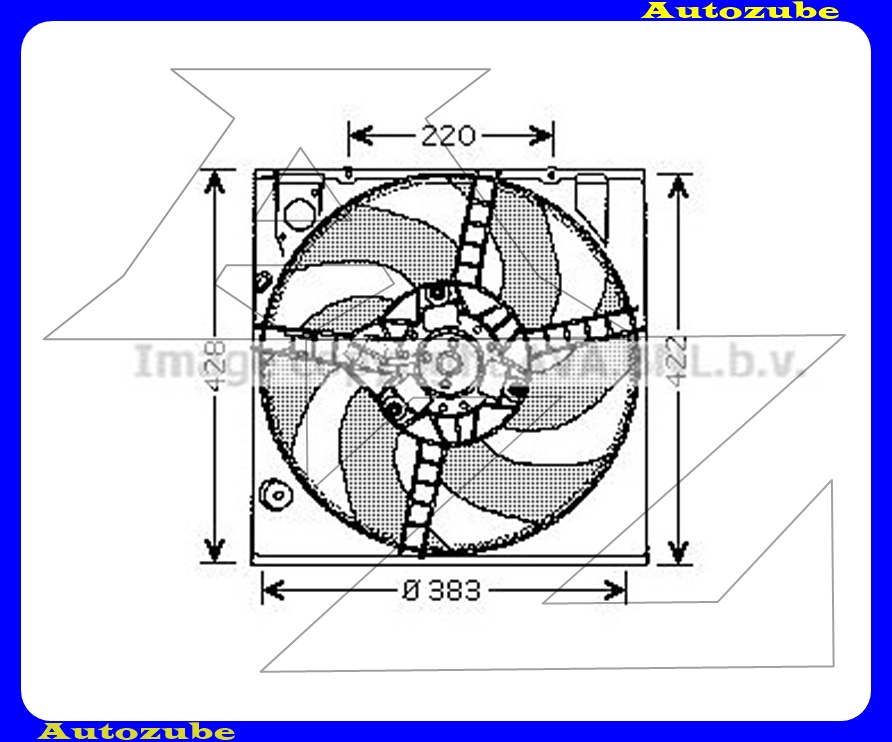 Hűtőventillátor 380mm/210W Hűtőventillátor 380mm/210W