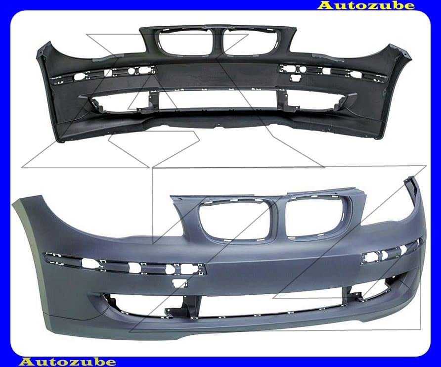 Első lökhárító alapozott Első lökhárító alapozott