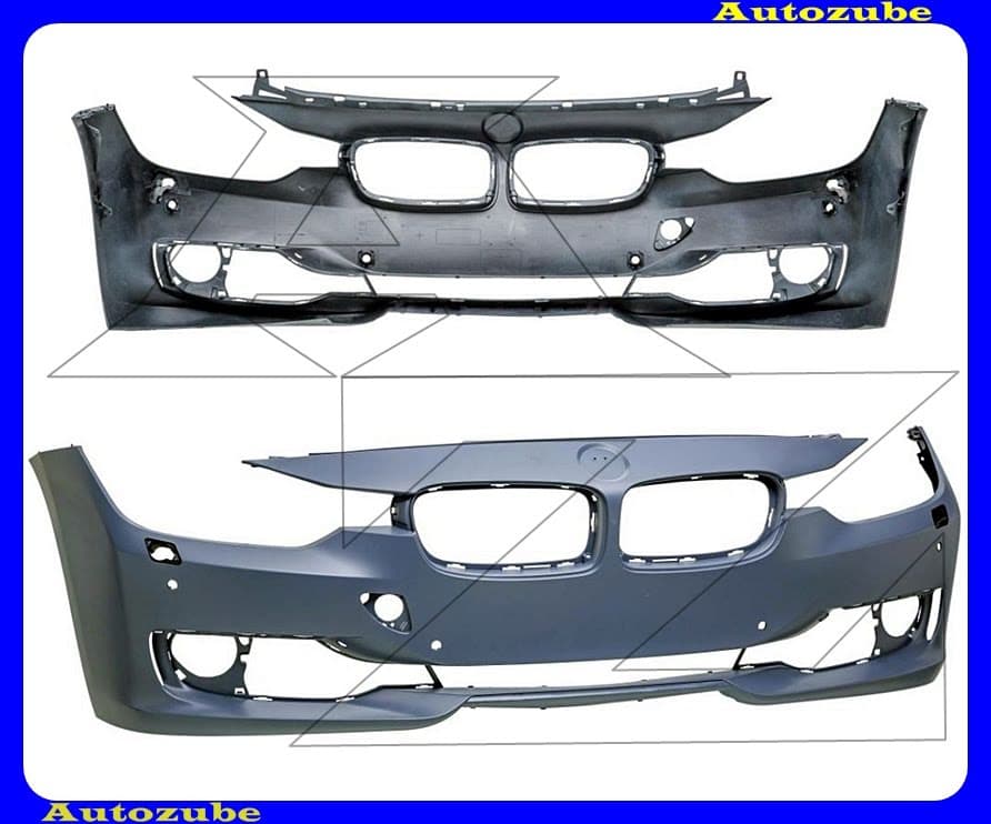 Első lökhárító alapozott Első lökhárító alapozott