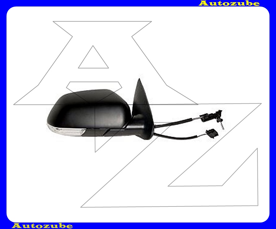 Visszapillantó tükör jobb, manuális, domború tükörlappal, fekete borítással, irányjelzővel Visszapillantó tükör jobb, manuális, domború tükörlappal, fekete borítással, irányjelzővel