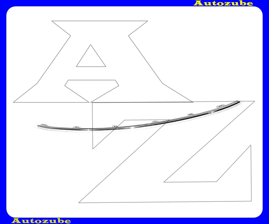 Első lökhárító krómdíszléc bal (díszrácsra) Első lökhárító krómdíszléc bal (díszrácsra)