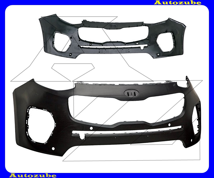 Első lökhárító fényezhető, szenzoros Első lökhárító fényezhető, szenzoros