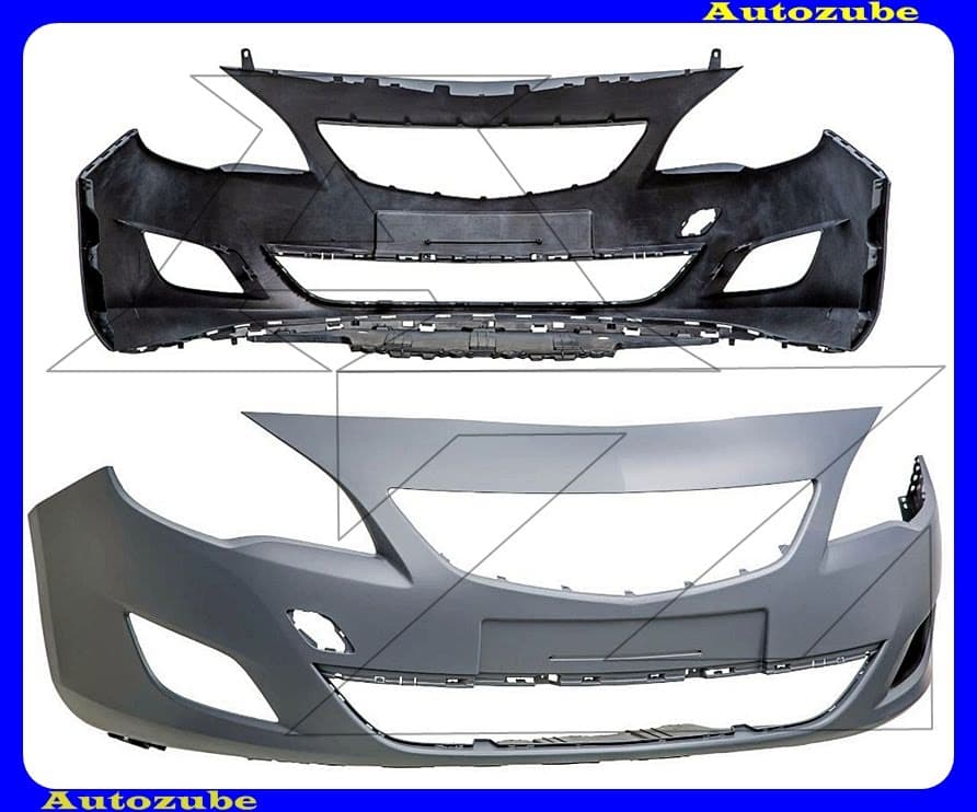 Első lökhárító alapozott Első lökhárító alapozott