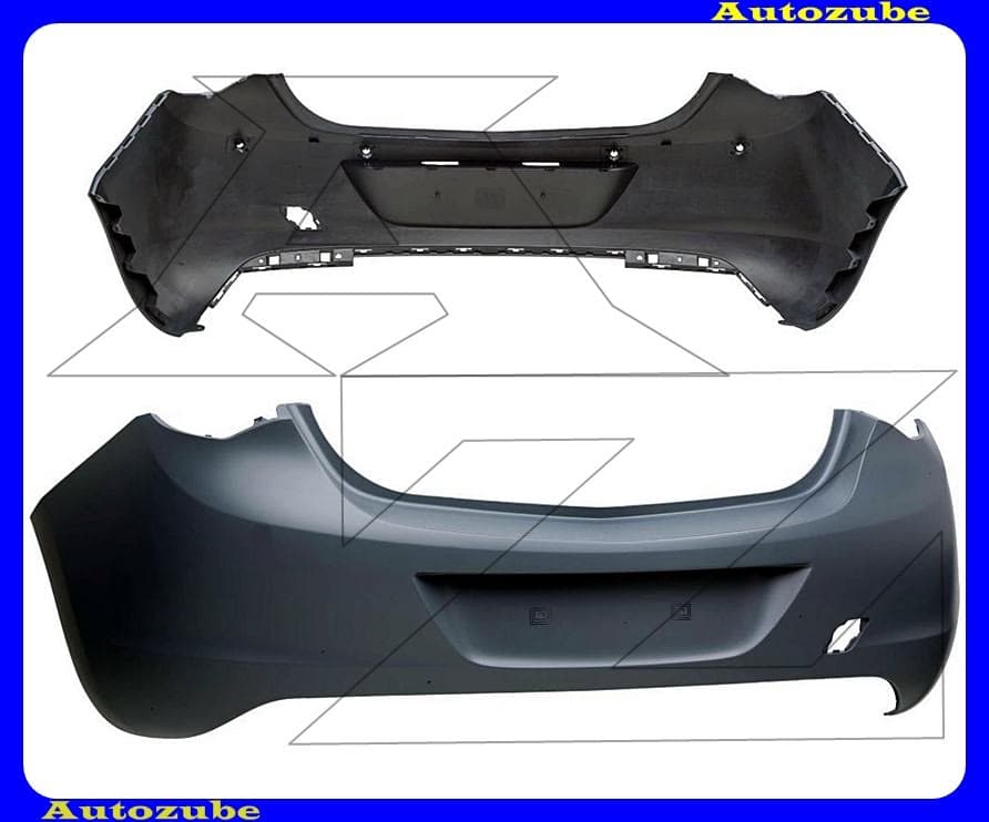 Hátsó lökhárító Hátsó lökhárító