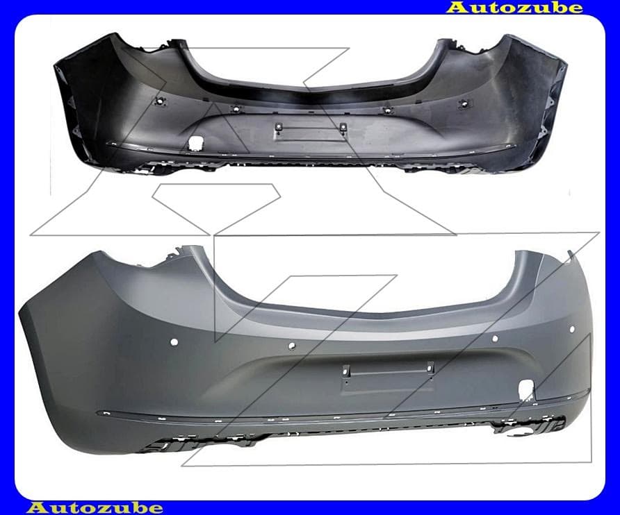 Hátsó lökhárító Hátsó lökhárító