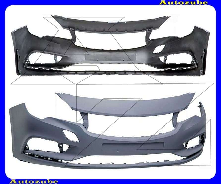 Első lökhárító alapozott Első lökhárító alapozott