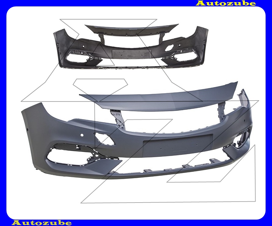 Első lökhárító alapozott, 4 szenzoros Első lökhárító alapozott, 4 szenzoros