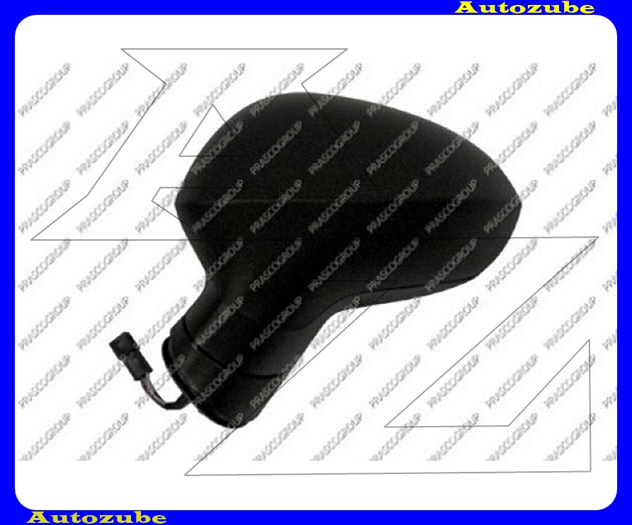 Visszapillantó tükör bal, elektromos, fűthető-domború tükörlappal, fekete borítással Visszapillantó tükör bal, elektromos, fűthető-domború tükörlappal, fekete borítással