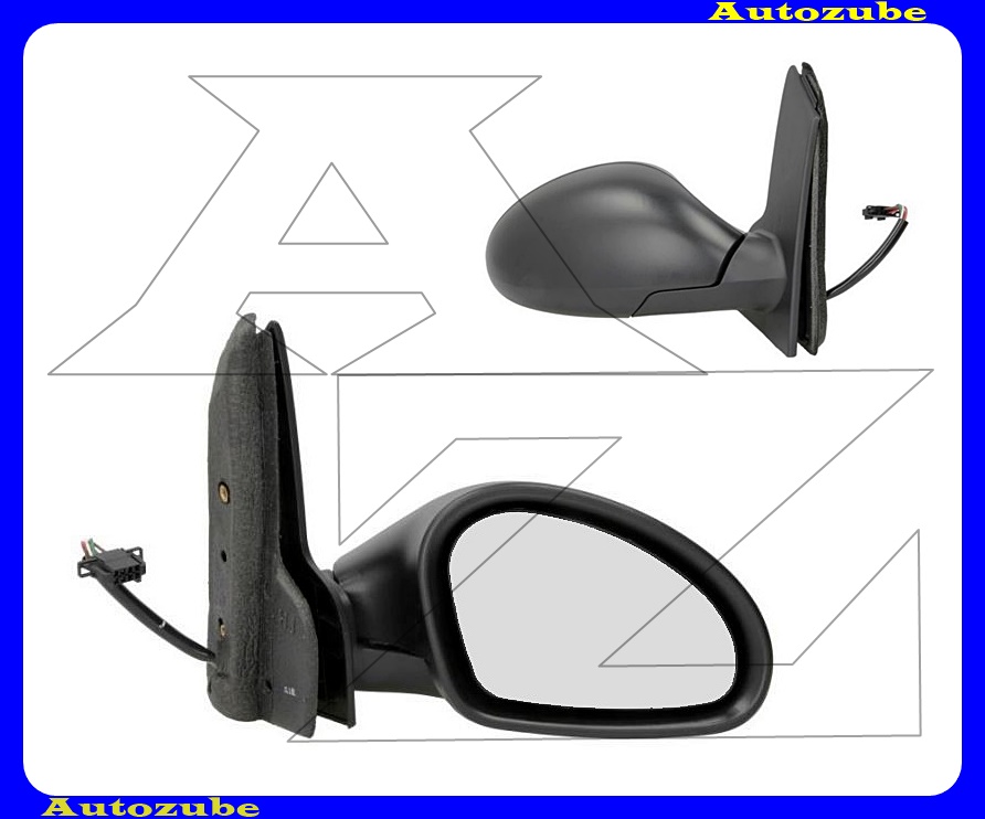 Visszapillantó tükör jobb, elektromos, fűthető-domború tükörlappal, fekete borítással Visszapillantó tükör jobb, elektromos, fűthető-domború tükörlappal, fekete borítással