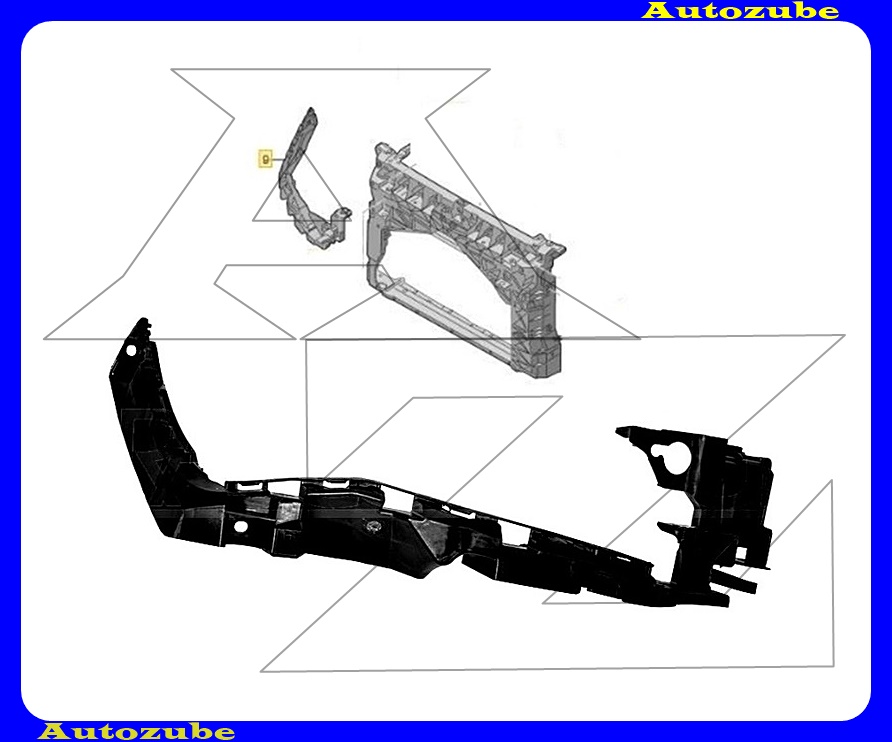 Fényszórótartó jobb alsó Fényszórótartó jobb alsó