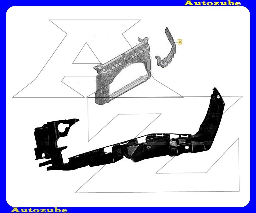 Fényszórótartó bal alsó Fényszórótartó bal alsó