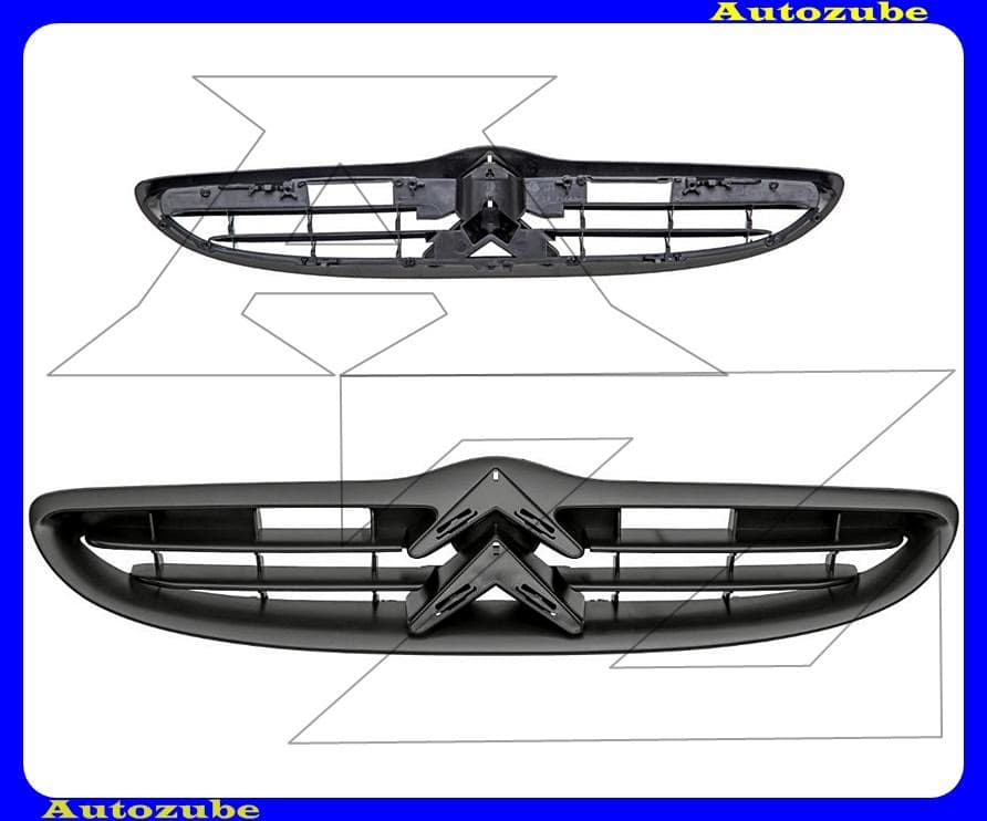 Hűtődíszrács fekete Hűtődíszrács fekete