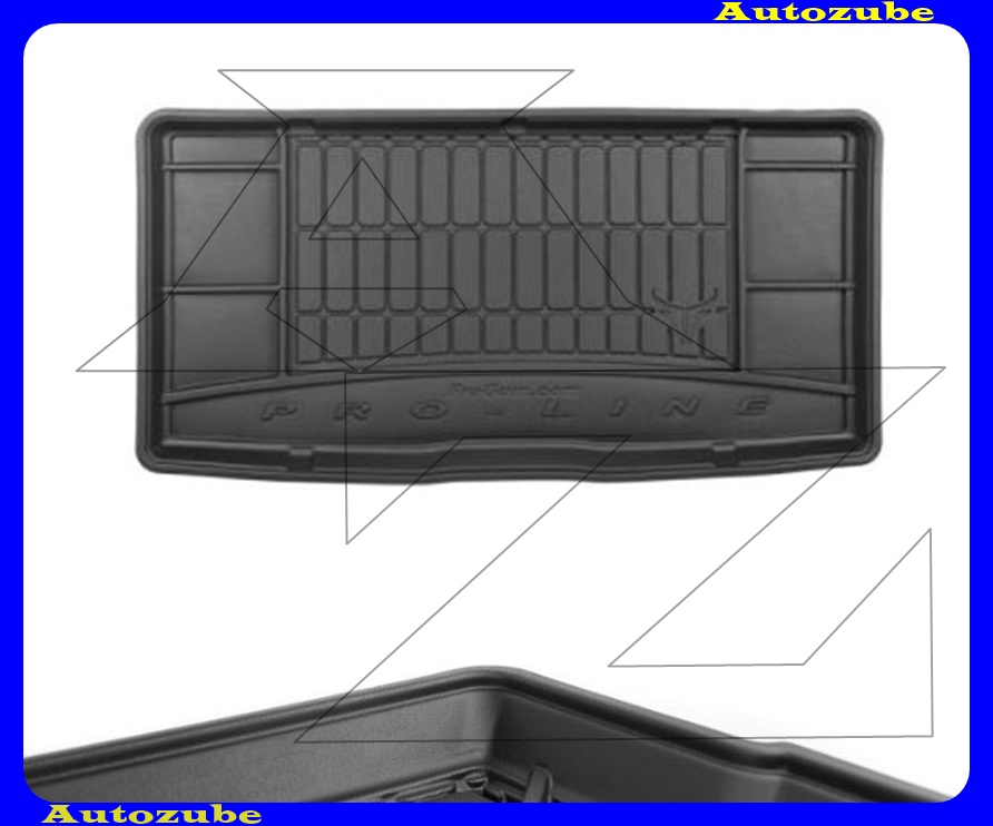 Csomagtértálca - méretpontos - 3mm vastagságú - 30-40mm magas peremmel - 100% kíválló mínőségű gumi Csomagtértálca - méretpontos - 3mm vastagságú - 30-40mm magas peremmel - 100% kíválló mínőségű gumi