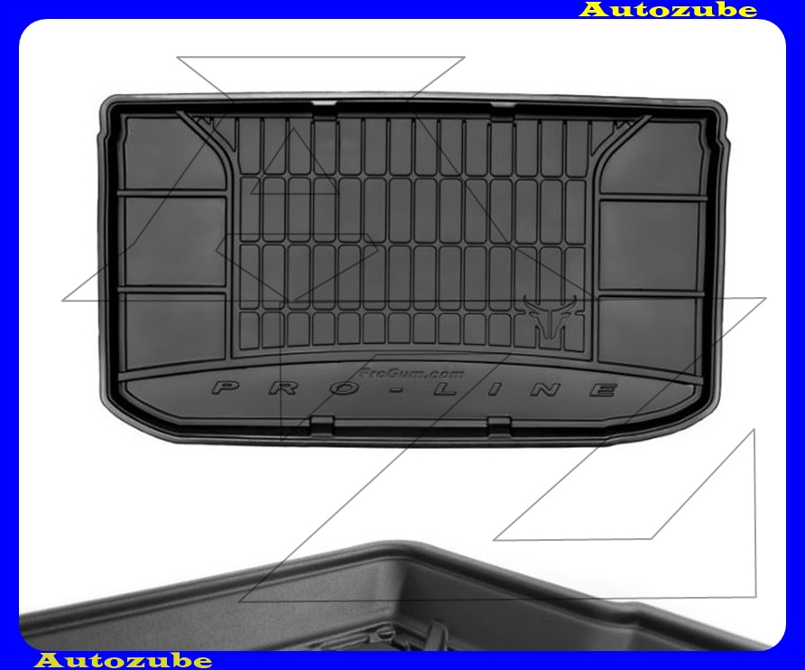 Csomagtértálca - méretpontos - 3mm vastagságú - 30-40mm magas peremmel - 100% kíválló mínőségű gumi Csomagtértálca - méretpontos - 3mm vastagságú - 30-40mm magas peremmel - 100% kíválló mínőségű gumi